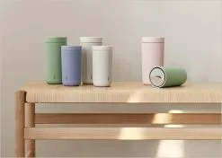 Stelton Isolierbecher To Go Click, Soft Rose -Kaffee Espresso Verkäufe to go click pastell 1