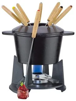 Spring Fondue-Set Grenoble In Schwarz